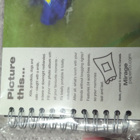 Nwt- DesignerPhoto Album PICTURE THIS! AcidFree Photo Sleeves by Mirage Paper - Picture 2 of 6